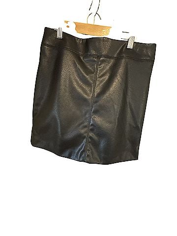 H&M Faux Leather Skirt (view 1)