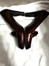 Stuart Weitzman 100% Patent Leather Brown Heels Size 8 1/2 - photo 3