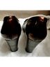 Stuart Weitzman 100% Patent Leather Brown Heels Size 8 1/2 - photo 8