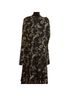 The Pyramid Collection Floral Black White Casual Dress Size L - photo 2