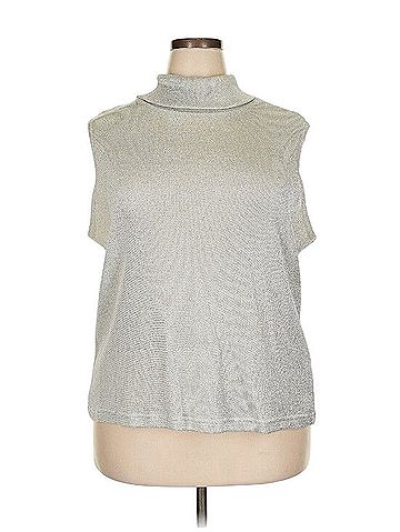 Studio C Sleeveless Cowl Neck Sweater Blouse (view 1)