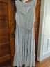 Max Studio 100% Cotton Stripes Blue White Casual Dress Size L - photo 3