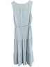 Max Studio 100% Cotton Stripes Blue White Casual Dress Size L - photo 2