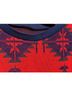 Meister Aztec Or Tribal Print Red Blue Pullover Sweater Size M - photo 3
