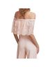 BHLDN Pink White Jumpsuit Size 8 - photo 2