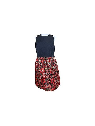 Tahari Jacquard Fit & Flare Dress Casual Dress (view 1)
