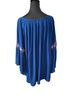 John Paul Richard Blue Long Sleeve Blouse Size 2X - photo 2