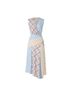 Veronica Beard Checkered-gingham Blue Yellow Cocktail Dress Size 0 - photo 1