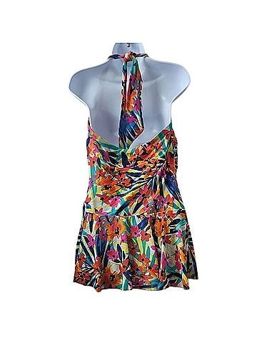 Chaps Halter One Piece Swimsuit One Piece Swimsuit (view 2)