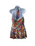 Chaps Floral Pink Orange One Piece Swimsuit Size 16 - photo 2