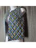 Japna 100% Cotton Floral Orange Blue Vest Size XS - photo 4