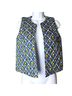 Japna 100% Cotton Floral Orange Blue Vest Size XS - photo 1
