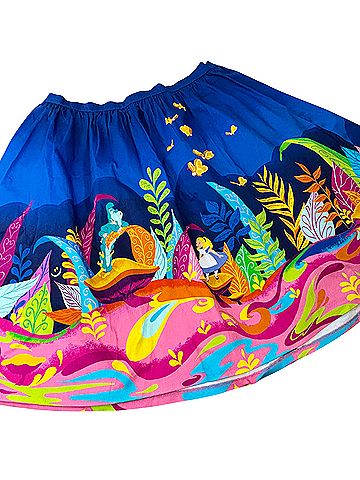 Loungefly Stitch Shoppe Alice in Wonderland Caterpillar Dream “Sandy” Skirt Casual Skirt (view 2)