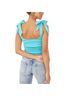 Free People Solid Blue Green Tank Top Size S - photo 2