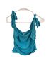 Free People Solid Blue Green Tank Top Size S - photo 3