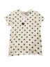 Amour Vert Polka Dots White Teal Short Sleeve Blouse Size L - photo 1