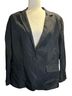 FRAME Solid Black Blazer Size 12 - photo 1