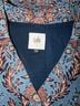 CAbi 100% Polyester 100% Polyester Paisley Blue Brown Casual Dress Size S - photo 7