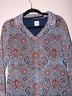 CAbi 100% Polyester 100% Polyester Paisley Blue Brown Casual Dress Size S - photo 3