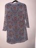 CAbi 100% Polyester 100% Polyester Paisley Blue Brown Casual Dress Size S - photo 4