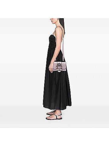 Miu Miu Goatskin Madras Soft Calf Crystal Embellished Crossbody (view 2)