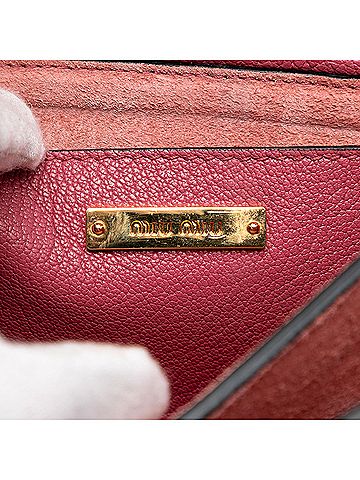 Miu Miu Goatskin Madras Crossbody (view 2)