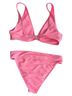 Billabong Solid Pink Two Piece Swimsuit Size XL - photo 2