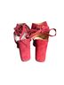 Coach 100% Suede Color Block Pink Sandals Size 6 - photo 2