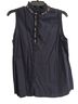 J.Crew 100% Cotton Solid Blue Sleeveless Blouse Size 12 - photo 1