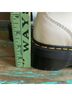 Dr. Martens 100% Leather Solid White Boots Size 5 - photo 6
