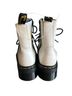 Dr. Martens 100% Leather Solid White Boots Size 5 - photo 2