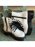 Dr. Martens 100% Leather Solid White Boots Size 5 - photo 4