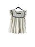Eri + Ali White Short Sleeve Blouse Size XS - photo 2