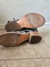 Freebird 100% Leather Gray Tan Sandals Size 8 - photo 5