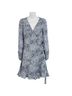Gianni Bini 100% Polyester 88% Polyester 12% Elastane Snake Print Gray Casual Dress Size S - photo 1