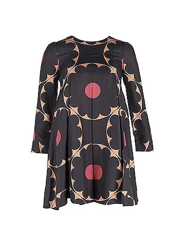 Marc Jacobs Marc By Marc Jacobs Retro Floral-Print Mini Dress in Multicolor Silk (view 1)