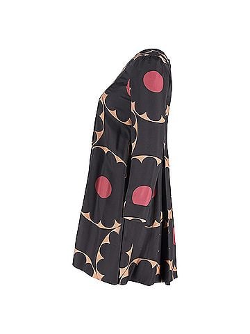 Marc Jacobs Marc By Marc Jacobs Retro Floral-Print Mini Dress in Multicolor Silk (view 2)