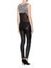 Rag & Bone 100% Silk 100% Polyester Print Black White Tan Sleeveless Blouse Size M - photo 2