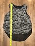 Rag & Bone 100% Silk 100% Polyester Print Black White Tan Sleeveless Blouse Size M - photo 11