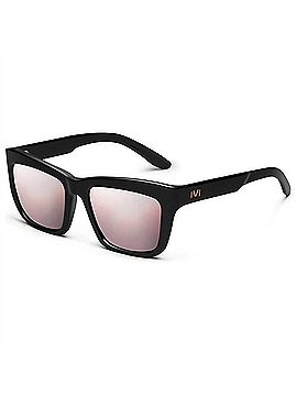 IVI Vision Faye Sunglasses Matte Black Rose Gold | Rose Gradient Lens Faye: Matte Black - Rose Gold / Rose Gradient Lens – IVI VISION main image 4