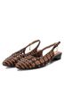 XTI Brown Women's Braided Flats Size 7 - photo 4