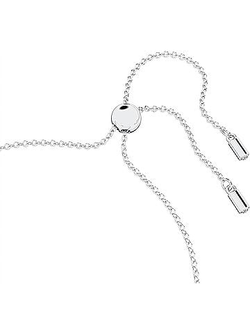 Swarovski Women's Infinity Zirconia Hyperbola Heart Pendant Bracelet (view 2)