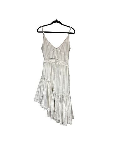 Marissa Webb Stripe Surplice Mini Dress Casual Dress (view 2)