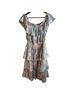 Lulus 100% Polyester 3% Spandex Floral Pink Blue Cocktail Dress Size S - photo 2