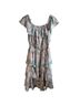 Lulus 100% Polyester 3% Spandex Floral Pink Blue Cocktail Dress Size S - photo 1