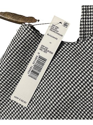 Antonio Melani Marilyn cap sleeve houndstooth midi fitted  sheath Cocktail Dress (view 2)