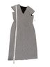 Antonio Melani Houndstooth White Black Cocktail Dress Size 14 - photo 8