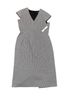 Antonio Melani Houndstooth White Black Cocktail Dress Size 14 - photo 3