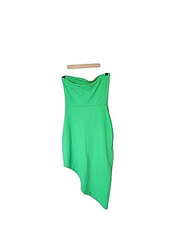 Susana Monaco Strapless Asymmetric Mini Tube Dress Cocktail Dress (view 2)