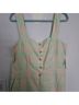 Anthropologie Checkered-gingham Green Pink Jumpsuit Size 14 - photo 5
